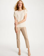 Girlfriend Slim Coated Crop Jeans - US 0198