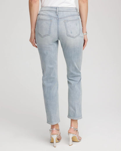 Girlfriend Slim Cropped Jeans - US 8603