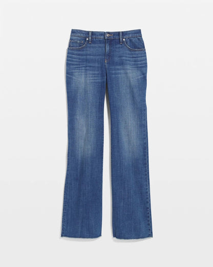 Girlfriend Frayed Flared Jeans - US 4980