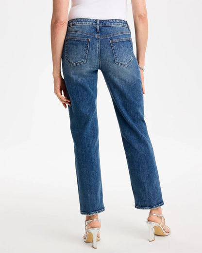 Girlfriend Straight Ankle Jeans - US 9701