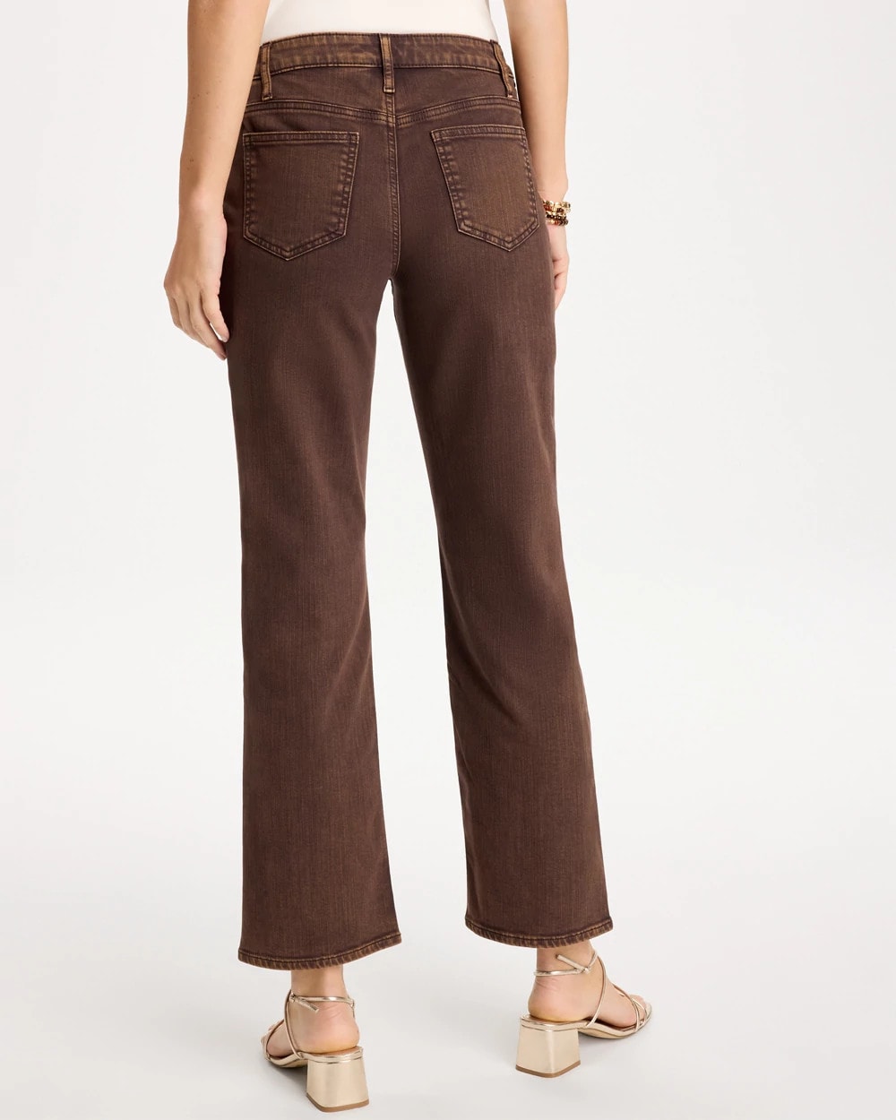 Girlfriend Straight Ankle Jeans - US 3994