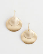 Gold Drop Earrings - US 7351