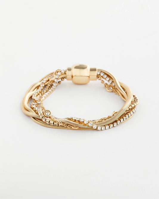 Goldtone Multistrand Bracelet - US 9020