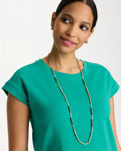 Beaded Long Necklace - US 2163