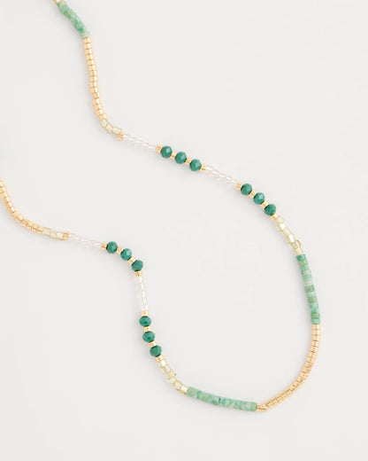 Beaded Long Necklace - US 2163