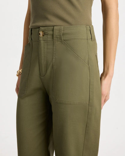 High Hem Straight Crop Pants - US 6433