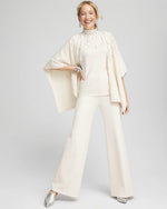High Rise Wide Leg Ponte Pants - US 5729