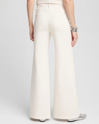High Rise Wide Leg Ponte Pants - US 5729