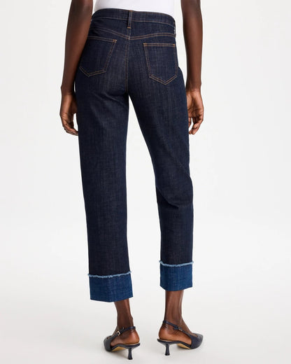 Girlfriend Frayed High-Rise Jeans - US 0760