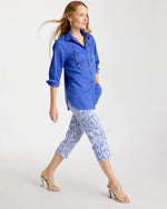 Brigitte™ Slim Infinite Lines Capri Pants - US 4867