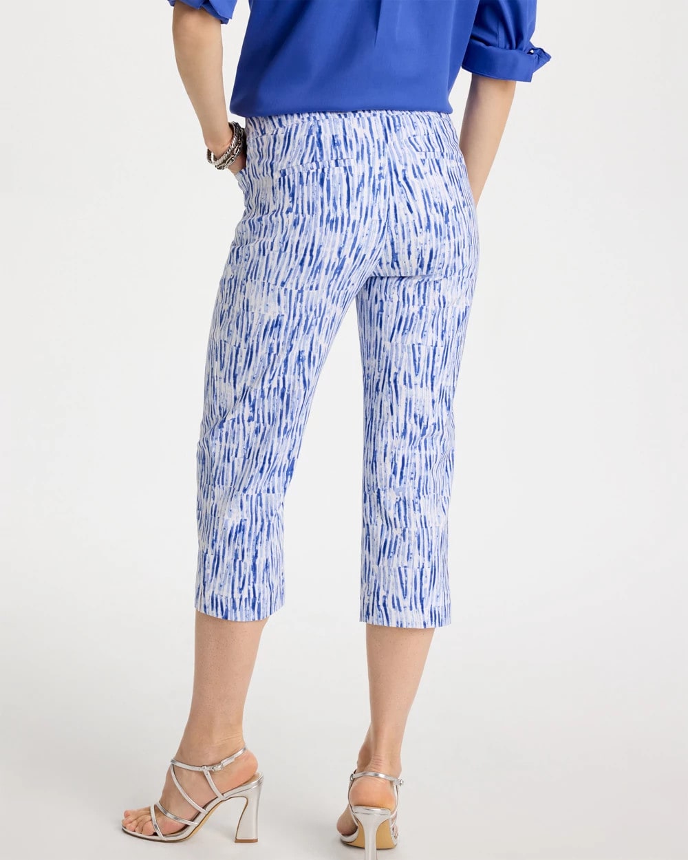 Brigitte™ Slim Infinite Lines Capri Pants - US 4867