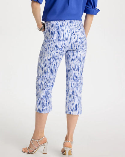 Brigitte™ Slim Infinite Lines Capri Pants - US 4867