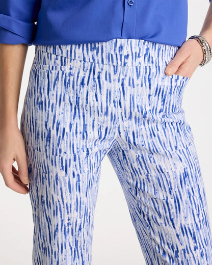 Brigitte™ Slim Infinite Lines Capri Pants - US 4867