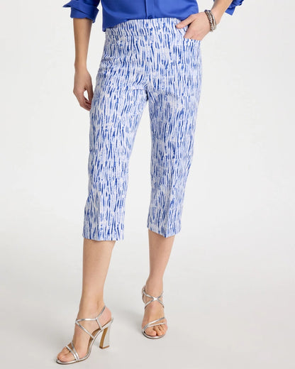 Brigitte™ Slim Infinite Lines Capri Pants - US 4867