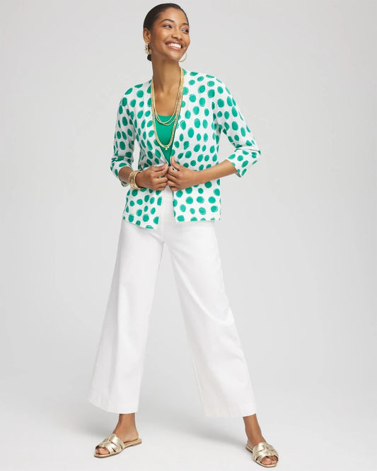 Polka-Dot Summer Romance Short Cardigan - US 1549
