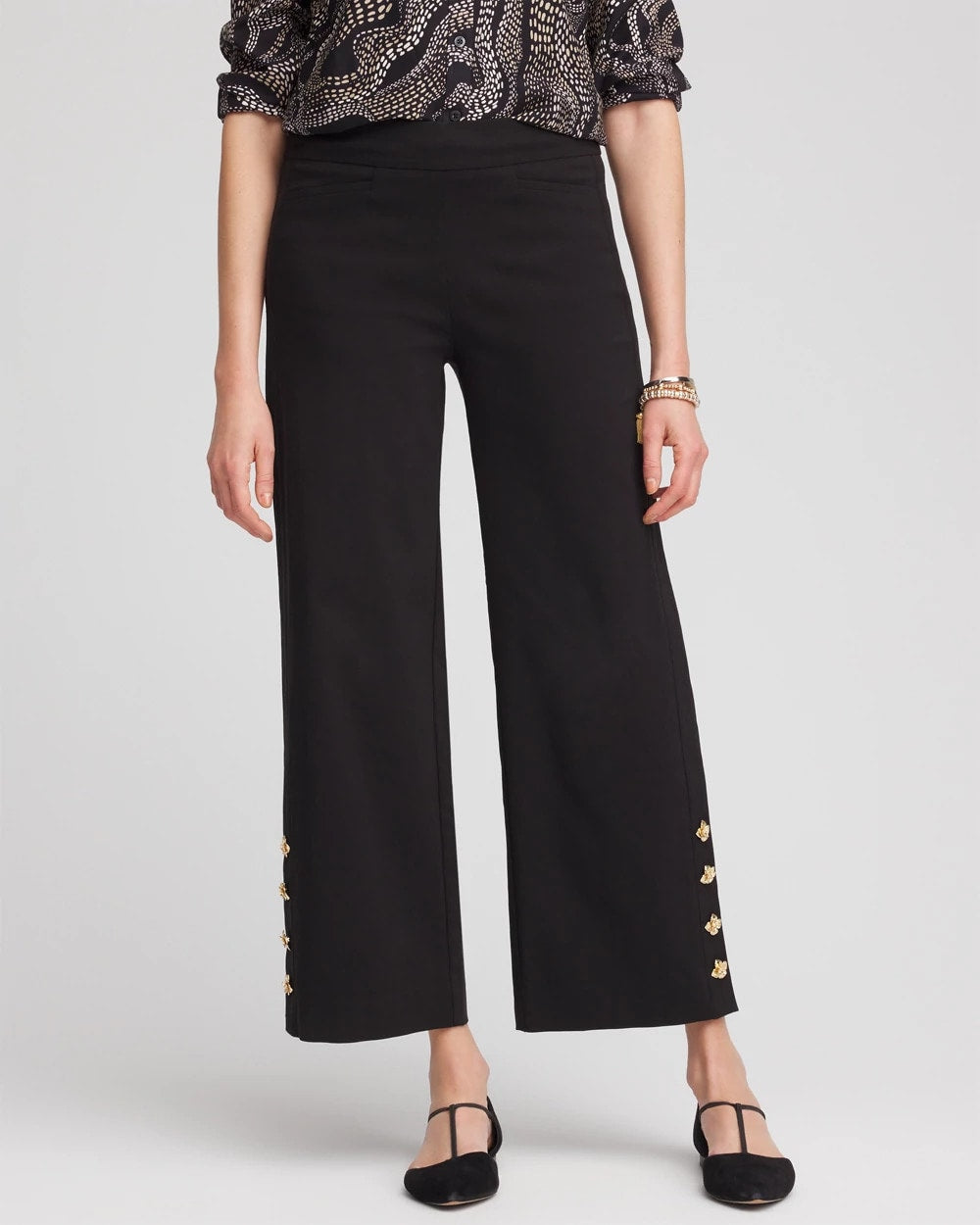 Brigitte™ Cropped Wide-Leg Pants - US 8395
