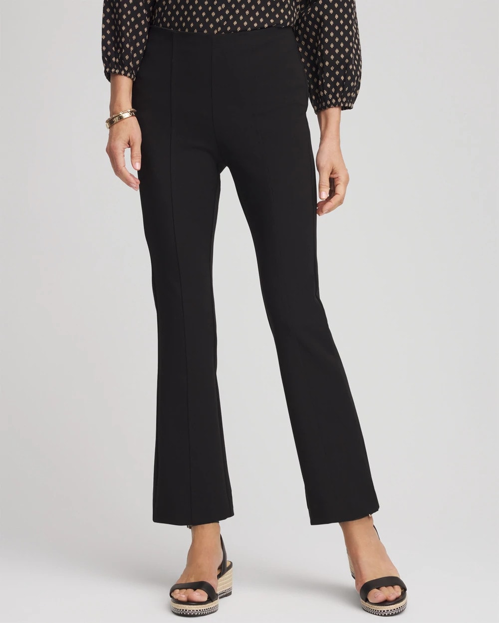 Lightweight Juliet Flared Ankle Pants - US 6454