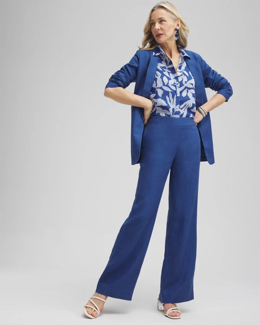 Linen Trouser Flare Pants - US 9831