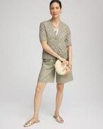 Cotton-Linen Pull-On Utility Shorts - US 4652