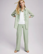 Linen Stretch Relaxed Pants - US 9237
