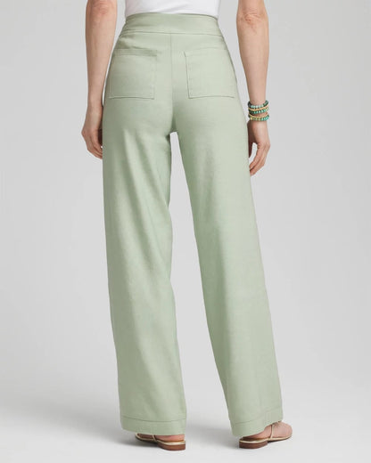 Linen Stretch Relaxed Pants - US 9237