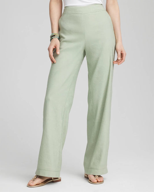 Linen Stretch Relaxed Pants - US 9237