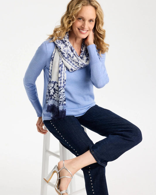 Ella V-Neck Pullover Sweater - US 0895