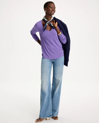 Ella V-Neck Pullover Sweater - US 5883