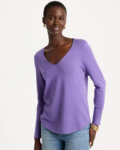 Ella V-Neck Pullover Sweater - US 5883
