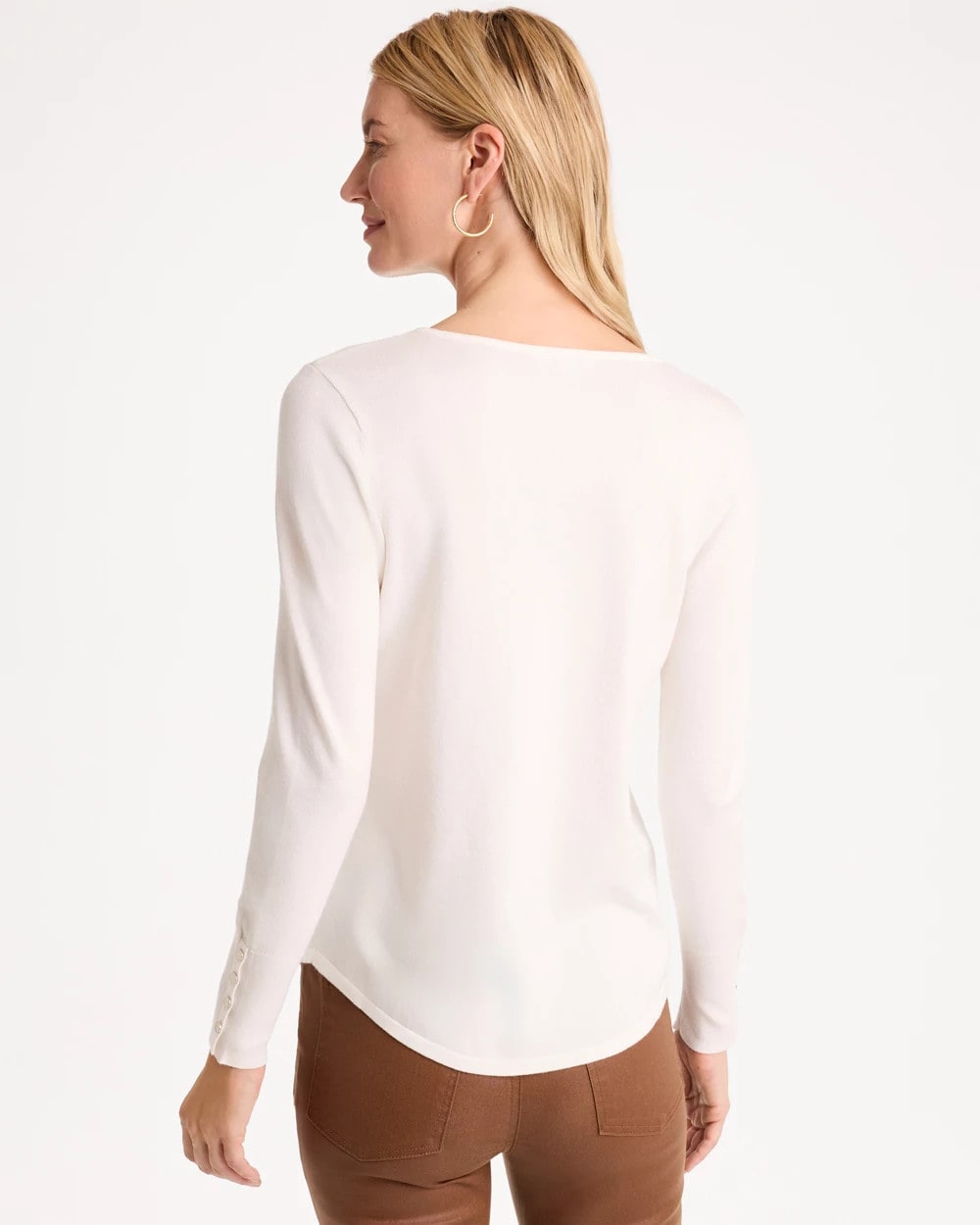 Ella V-Neck Pullover Sweater - US 1703