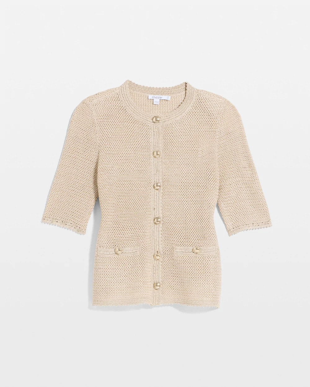 Metallic Lady Jacket Cardigan - US 8459