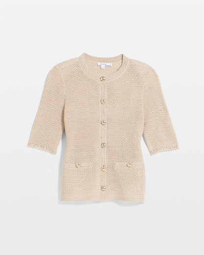 Metallic Lady Jacket Cardigan - US 8459