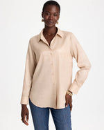 Chiffon Collared Long-Sleeve Tunic - US 3343