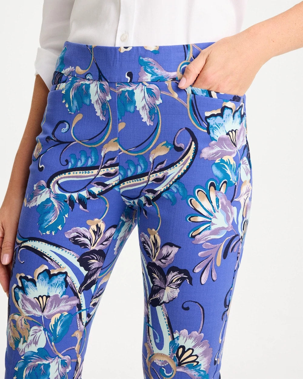 Brigitte™ Slim Mae Paisley Crop Pant - US 1864