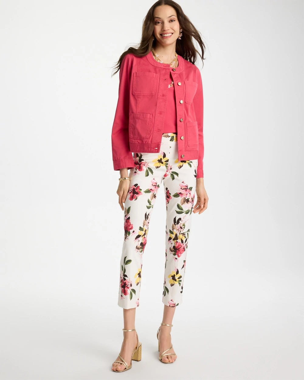 Brigitte™ Slim Mari Bloom Crop - US 9346