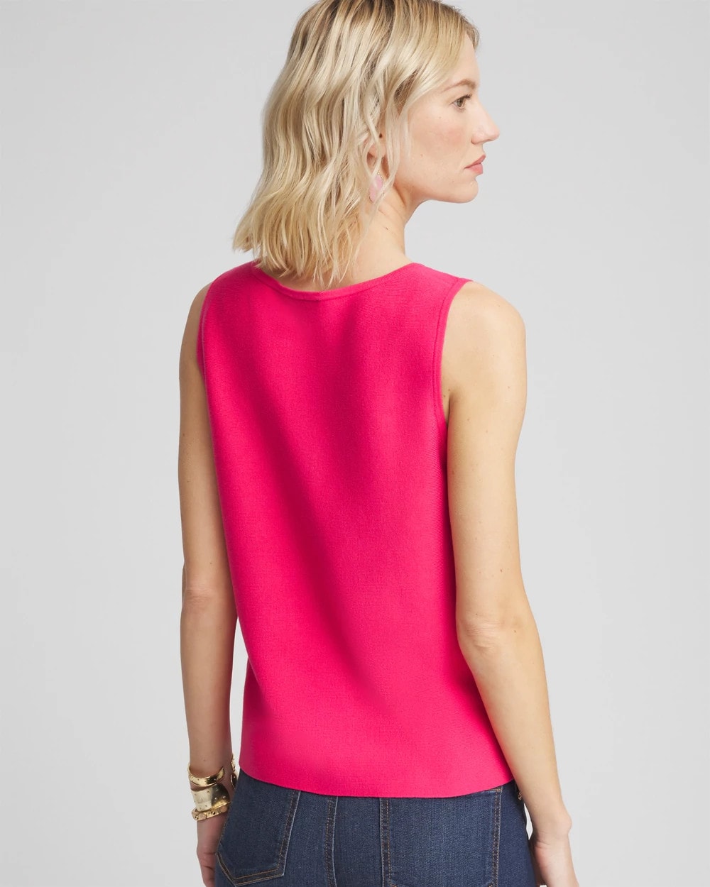 Cutout Sweater Tank - US 4855