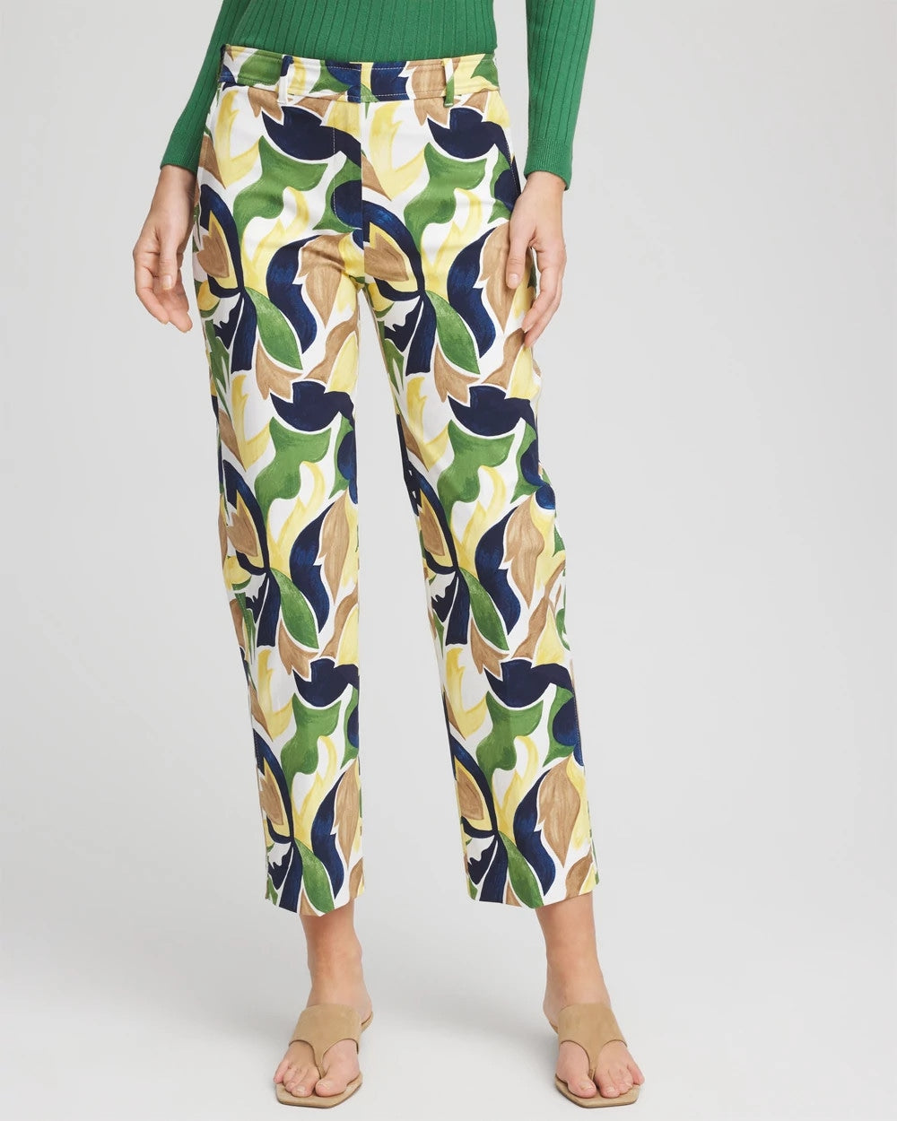 Emme Straight Mod Cropped Pants - US 5379