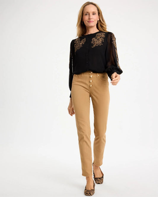 Pull-On Slim Ankle Jeggings - US 1161