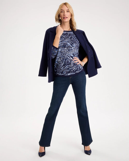 Pull-On Slim Bootcut Jeans - US 1049