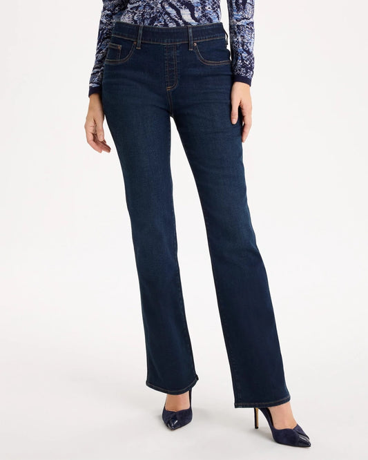 Pull-On Slim Bootcut Jeans - US 1049