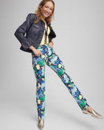 Brigitte™ Slub Floral Slim Pants - US 4260