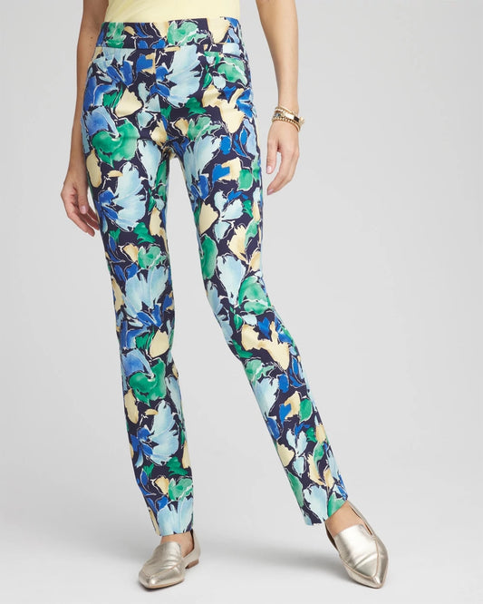 Brigitte™ Slub Floral Slim Pants - US 4260