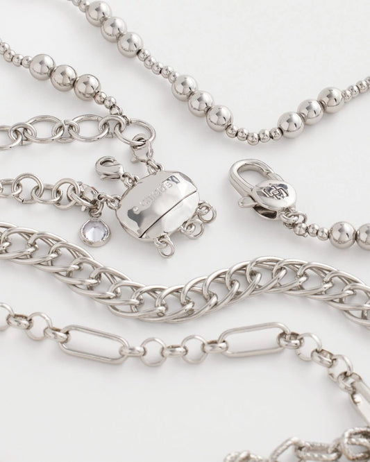 Silvertone Lobster-Claw Necklace Converter - US 0824