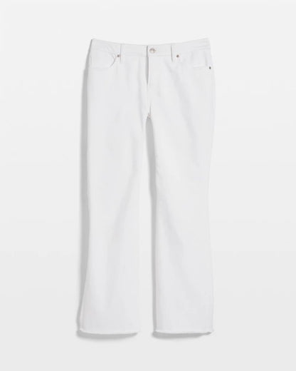 No-Stain Girlfriend Frayed Flared Jeans - US 1378