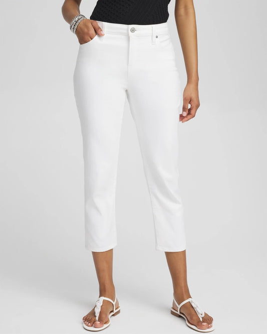 No Stain Girlfriend Cropped Jeans - US 0979