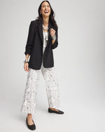 Brigitte™ Floral Embroidered Wide-Leg Cropped Pants - US 3851