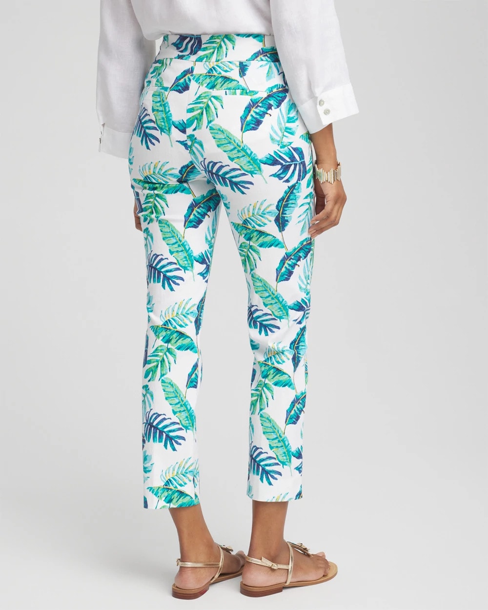 Brigitte™ Tropical Pull-On Cropped Pants - US 9476