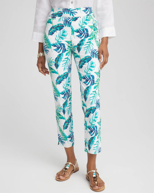 Brigitte™ Tropical Pull-On Cropped Pants - US 4144