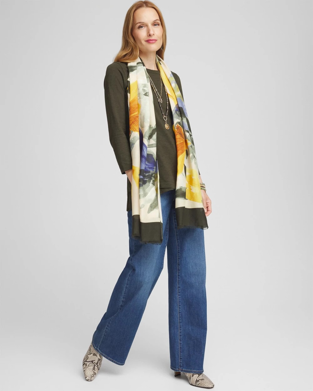 3/4 Sleeve Overlap Tunic - US 2471