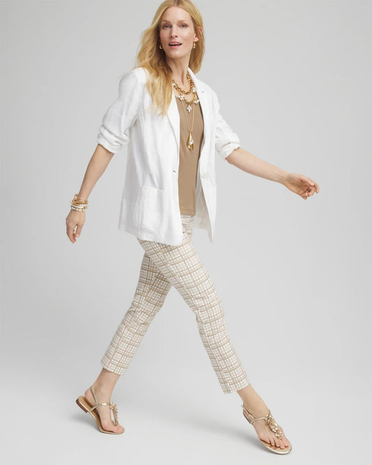 Brigitte™ Plaid Cropped Pants - US 8660